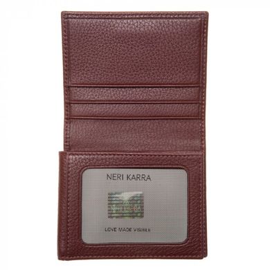 Гаманець універсальний Neri Karra з натуральної шкіри 0395.55.10 бордовий