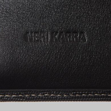 Гаманець чоловічий Neri Karra з натуральної шкіри 0277s.1-42.01 чорний