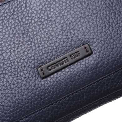 Барсетка гаманець Cerruti1881 з натуральної шкіри cema02634m-blue