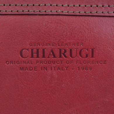Сумка на пояс Chiarugi из натуральной кожи 51419-4 красная