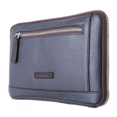 Барсетка гаманець Cerruti1881 з натуральної шкіри cema02634m-blue