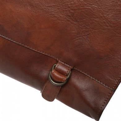 Сумка-портфель Chiarugi з натуральної шкіри 54003-1 коричнева