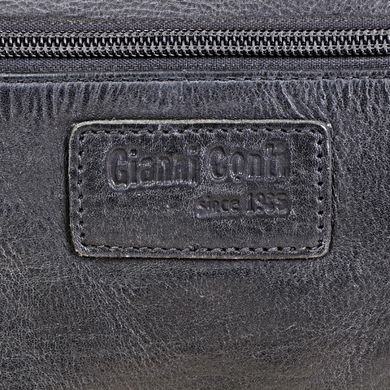 Сумка на пояс із натуральної шкіри Gianni Conti 4005033-black