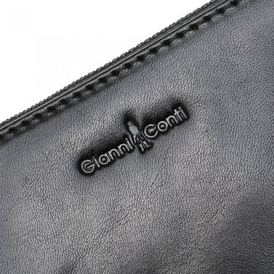 Барсетка кошелек Gianni Conti из натуральной 9405070-black