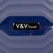 Валіза з поліпропілену Summer Breezet V&V на 4 здвоєних колесах tr-8018-65-dark blue:7