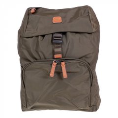 Рюкзак из нейлона, с водоотталкивающим эффектом и отделением для ноутбука BRIC'S bxl40599-078 зеленый
