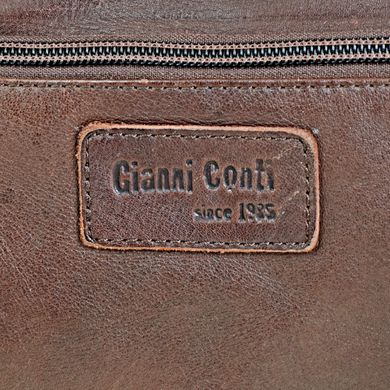 Сумка на пояс із натуральної шкіри Gianni Conti 4005033-brown