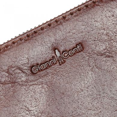 Барсетка кошелек Gianni Conti из натуральной 9405070-brown