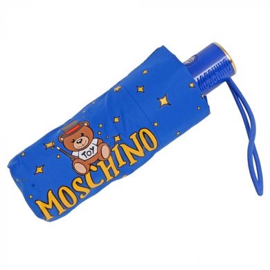Зонт складной автомат Moschino 8323-compactf-blue
