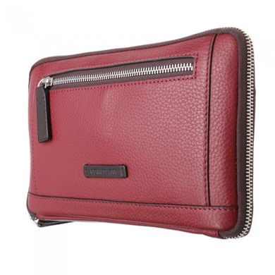 Барсетка гаманець Cerruti1881 з натуральної шкіри cema02634m-red