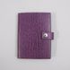 Обкладинка комбінована для паспорта та прав з натуральної шкіри Neri Karra 0031.2-42.41 фіолетовий:2