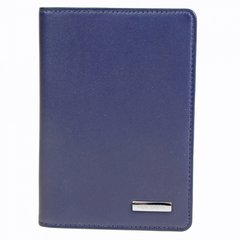 Обкладинка для паспорта з натуральної шкіри Neri Kara 0040.3-01.07 синій