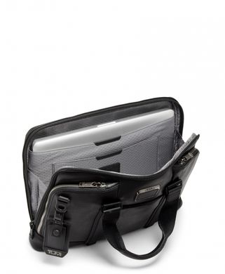 Сумка-портфель з натуральної шкіри з відділенням для ноутбука Academy Alpha Bravo Leather Tumi 0932790dl