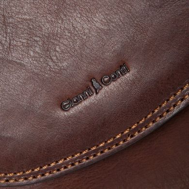 Сумка жіноча Gianni Conti з натуральної шкіри 916020-dark brown