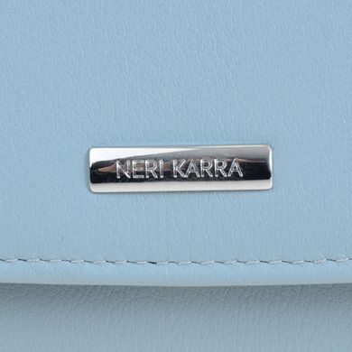 Гаманець жіночий з натуральної шкіри Neri Karra eu0513.3-01.40 блакитний