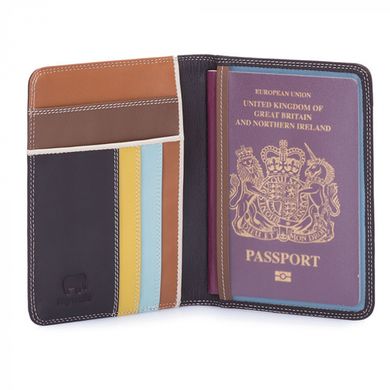 Обложка для паспорта Mywalit из натуральной кожи 283-128 мультицвет