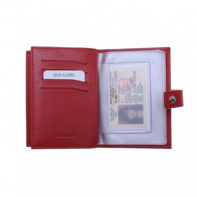 Обкладинка комбінована для паспорта і прав Neri Karra 0031.3-01.05 червона