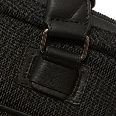 Сумка-портфель з нейлону зі шкіряною обробкою з відділення для ноутбука та планшета Monza Brics br207704-909