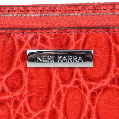 Борсетка-кошелек из натуральной кожи Neri Karra 0965n.1-20.25 красная