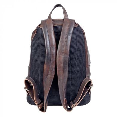 Рюкзак Giudi из натуральной кожи 11663/tm/dev-08 тёмно-коричневый