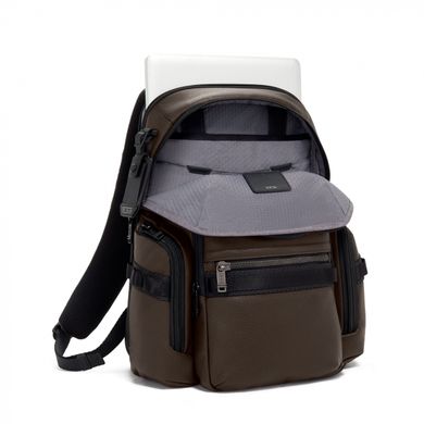 Рюкзак з натуральної шкіри з відділенням для ноутбука 15" Navigation Alpha Bravo Leather Tumi 0932793dbl