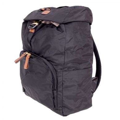 Рюкзак из нейлона, с водоотталкивающим эффектом и отделением для ноутбука BRIC'S bxl40599-101 черный