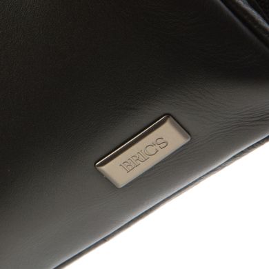 Сумка-портфель з нейлону зі шкіряною обробкою з відділення для ноутбука та планшета Monza Brics br207704-909