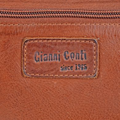 Сумка на пояс із натуральної шкіри Gianni Conti 4005033-tan