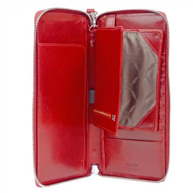 Борсетка-гаманець Giudi з натуральної шкіри 6965/gd/col-br червона