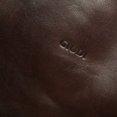 Сумка жіноча Giudi з натуральної шкіри 4473/gd-08 темно коричневий