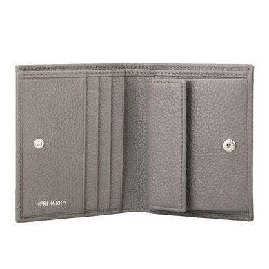 Женский кошелёк Neri Karra из натуральной кожи 0504f.05.11 серый