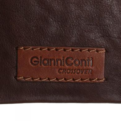 Гаманець чоловічий Gianni Conti з натуральної шкіри 997111-dark brown/leather