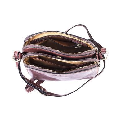 Сумка жіноча Gianni Conti з натуральної шкіри 916315-dark brown