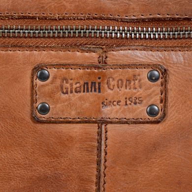Сумка чоловіча Gianni Conti з натуральної шкіри 4202745-tan