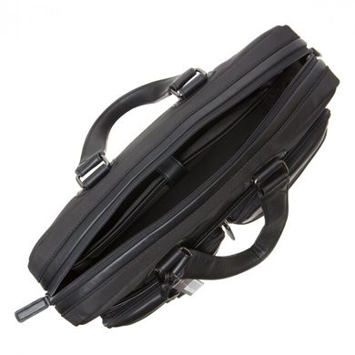 Сумка-портфель з нейлону зі шкіряною обробкою з відділення для ноутбука та планшета Monza Brics br207705-909