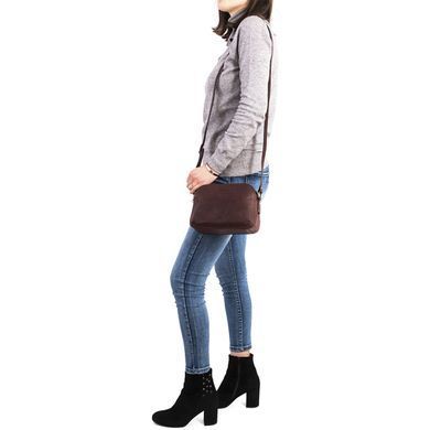 Сумка жіноча Gianni Conti з натуральної шкіри 916315-dark brown