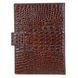 Обкладинка для паспорта Petek з натуральної шкіри 652d-067-02 коричневий:3