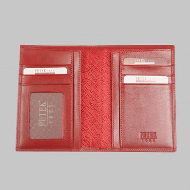 Обкладинка для паспорта Petek з натуральної шкіри 652-4000-10 червона