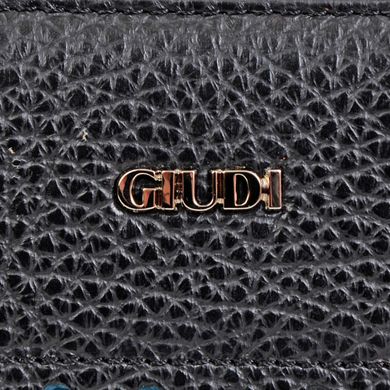 Гаманець жіночий Giudi з натуральної шкіри 6802/lgp/cc/ae-03 чорний