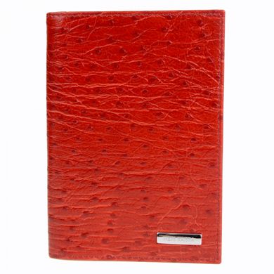 Обкладинка для паспорта з натуральної шкіри Neri Kara 0040.1-17.51 червоний