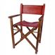 Складаний вінтажний стілець ручної роботи Pratesi з натуральної шкіри/дерева bcl183:1