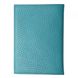 Обложка для паспорта Petek из натуральной кожи 651-46b-32 голубая:4