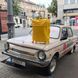 Валіза текстильна V&V на 4 здвоєних колесах tr-1985-55-yellow:5
