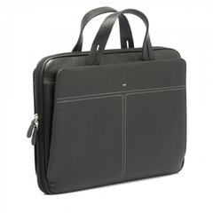 Сумка-портфель из натуральной кожи с отделением для ноутбука Tergan 21269-siyah/latigo