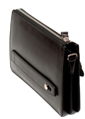 Барсетка гаманець Petek з натуральної шкіри 701-000-01 чорна