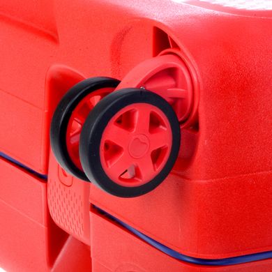 Валіза з поліпропілену Delsey MONCEY на 4 здвоєних колесах 3844803-14 червоний