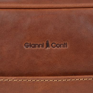 Сумка чоловіча Gianni Conti з натуральної шкіри 912154-tan