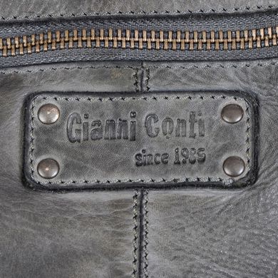 Сумка чоловіча Gianni Conti з натуральної шкіри 4202746-grey