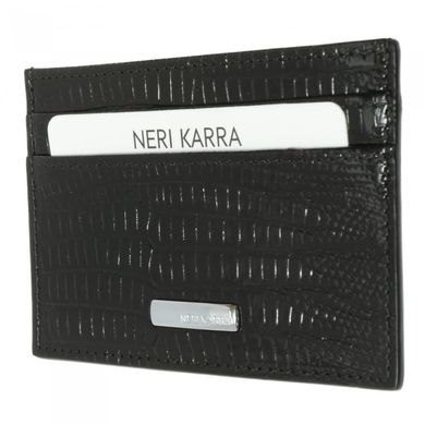 Кредитница Neri Karra из натуральной кожи 0134.1-32.01 черный