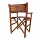 Складаний вінтажний стілець ручної роботи Pratesi з натуральної шкіри/дерева bma183:4